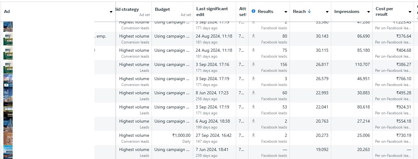 Image gallery marquee